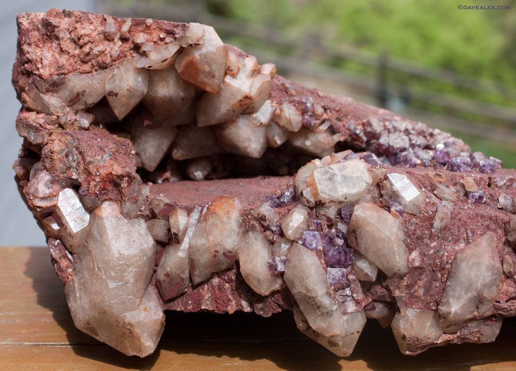 Milky Quartz and Fluorite, crystals i find in the dumps